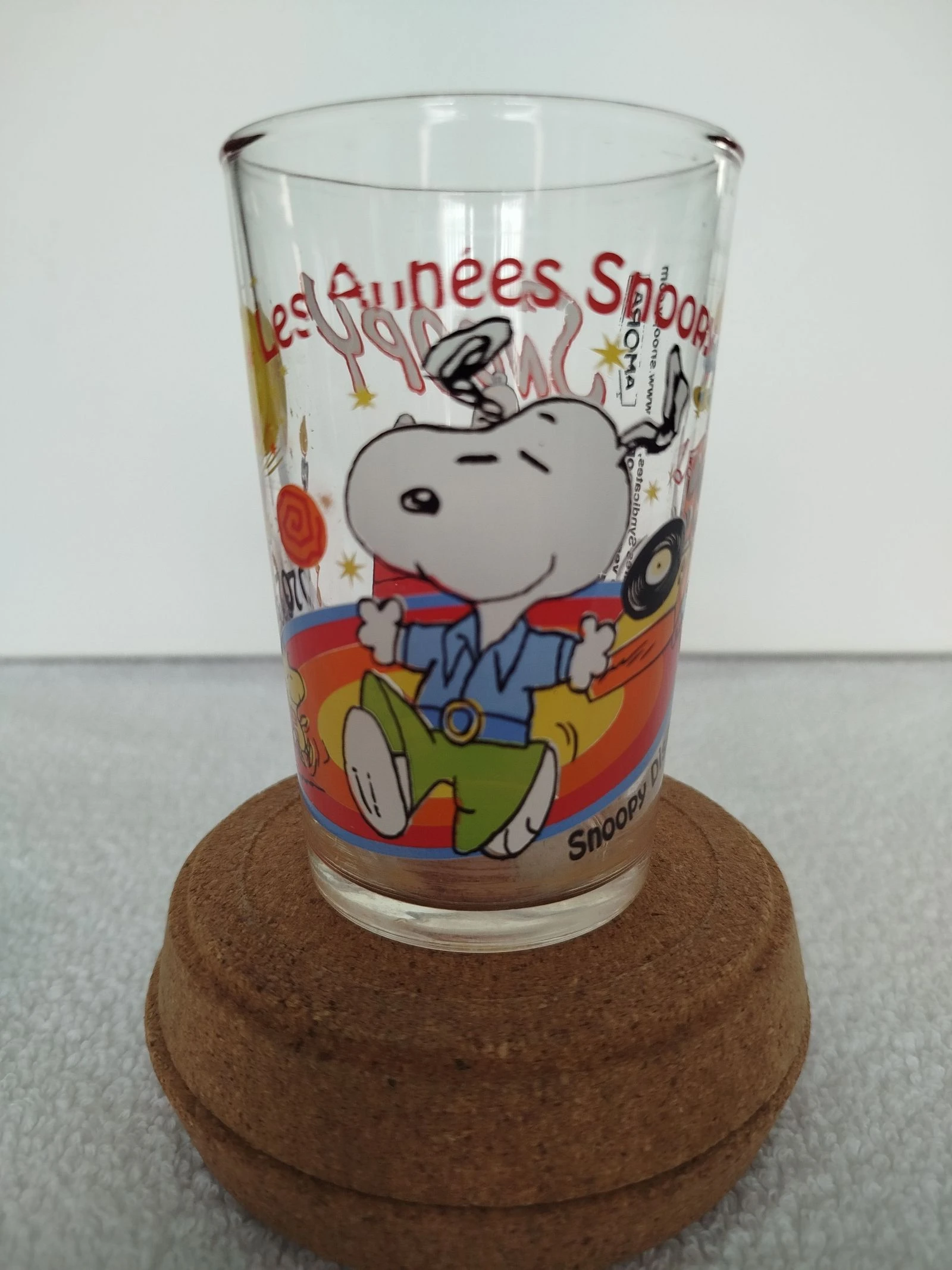 Verre Amora Snoopy Disco 